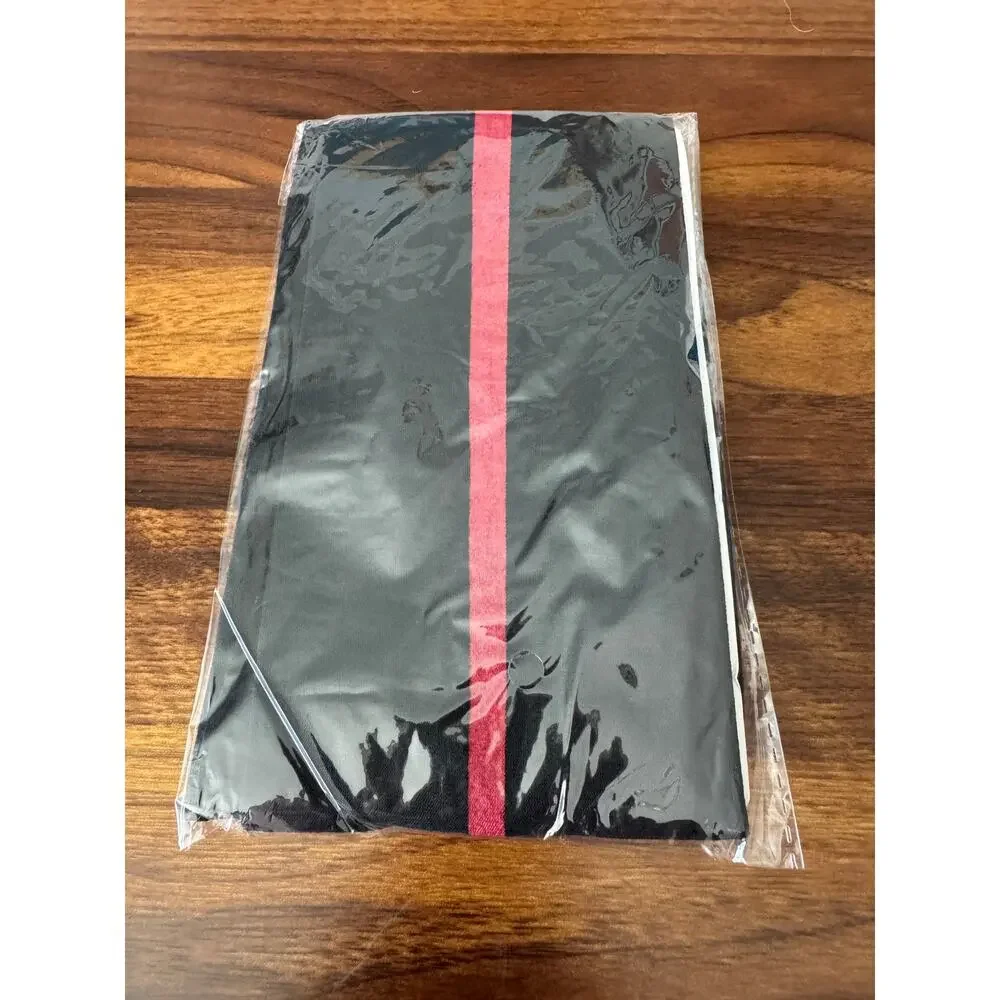 NWT Black & Red Gothic Cross Print Tights